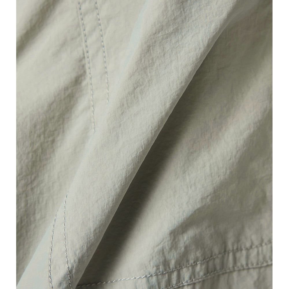 Nylon Taffeta Field S/S Shirt N25SG055_TNF PPL nanamica LGRAY