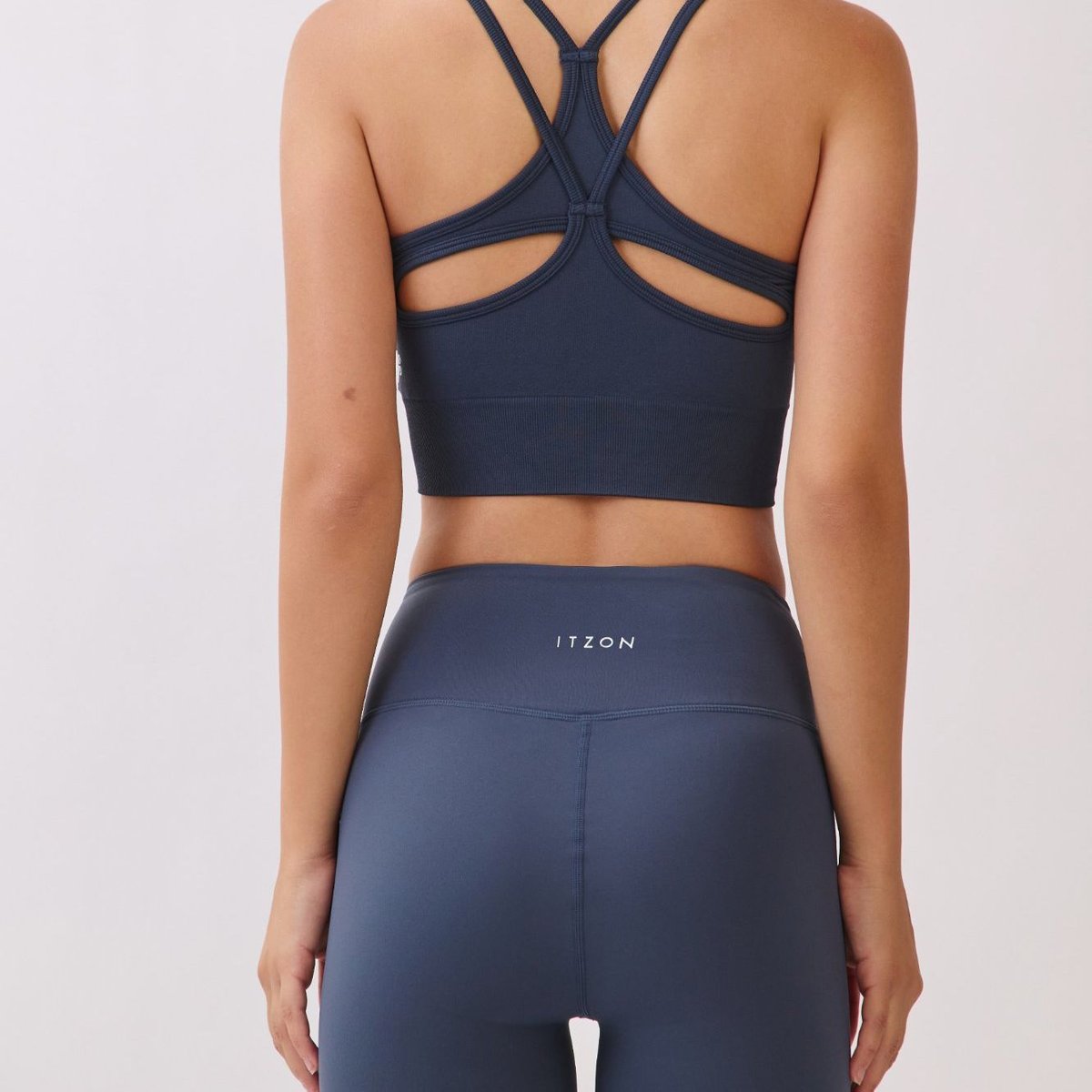 ITZON JERSEY FLARE-FIT LEGGING D.GRAY