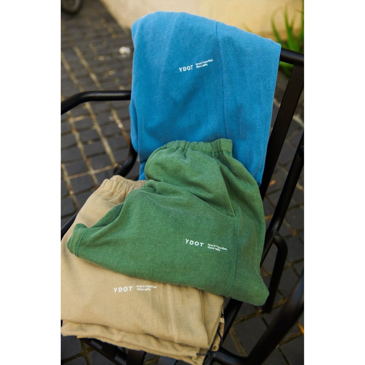 YDOT PIGMENT DYE CIRCLE BUGGY PANTS(HULLE EXCLUSIVE)
