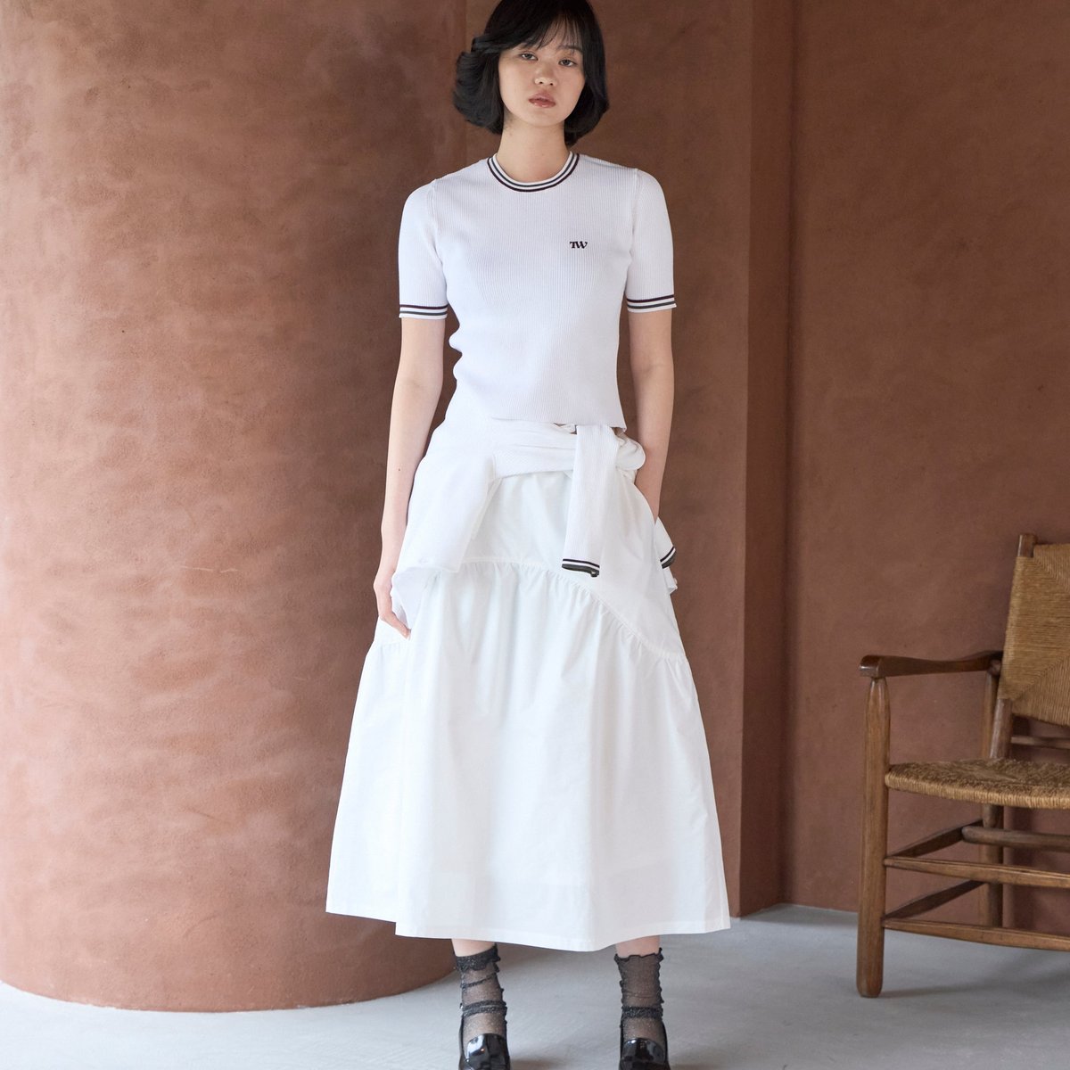 TW Gather Skirt TW5AW-022