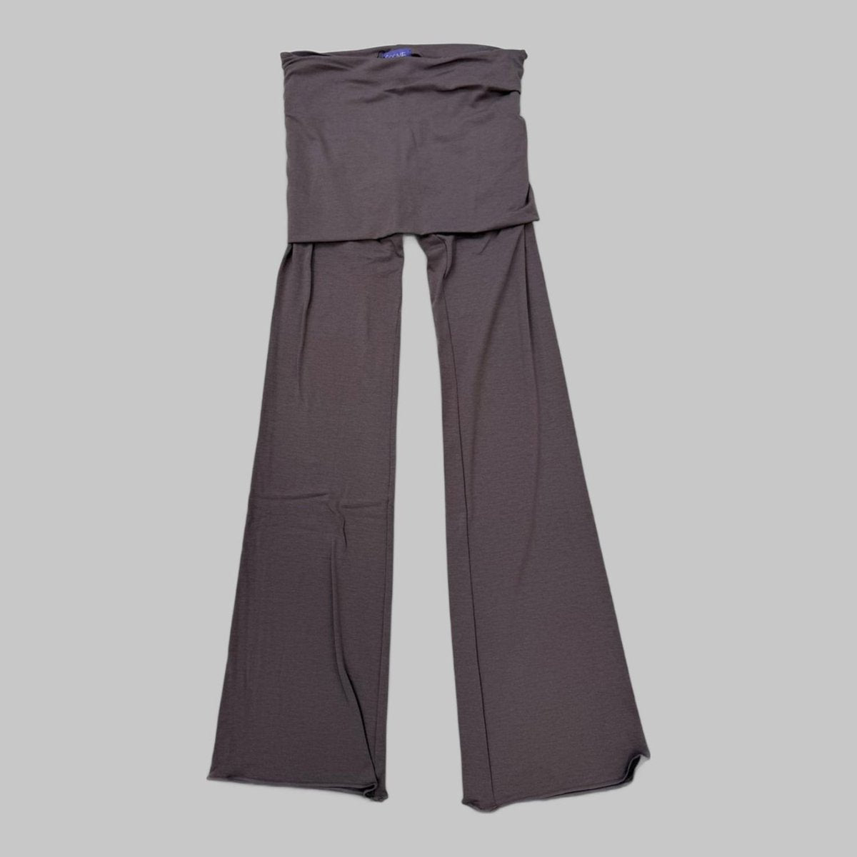 COOME STRECH FOLD OVER PANTS ROSE GREY