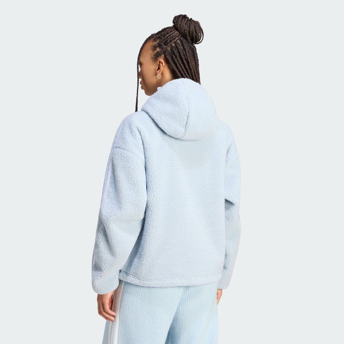 adidas originals 「ADILUNA SEASON 2 x JENNIE」HOODED FLE JKT ワンダーブルー
