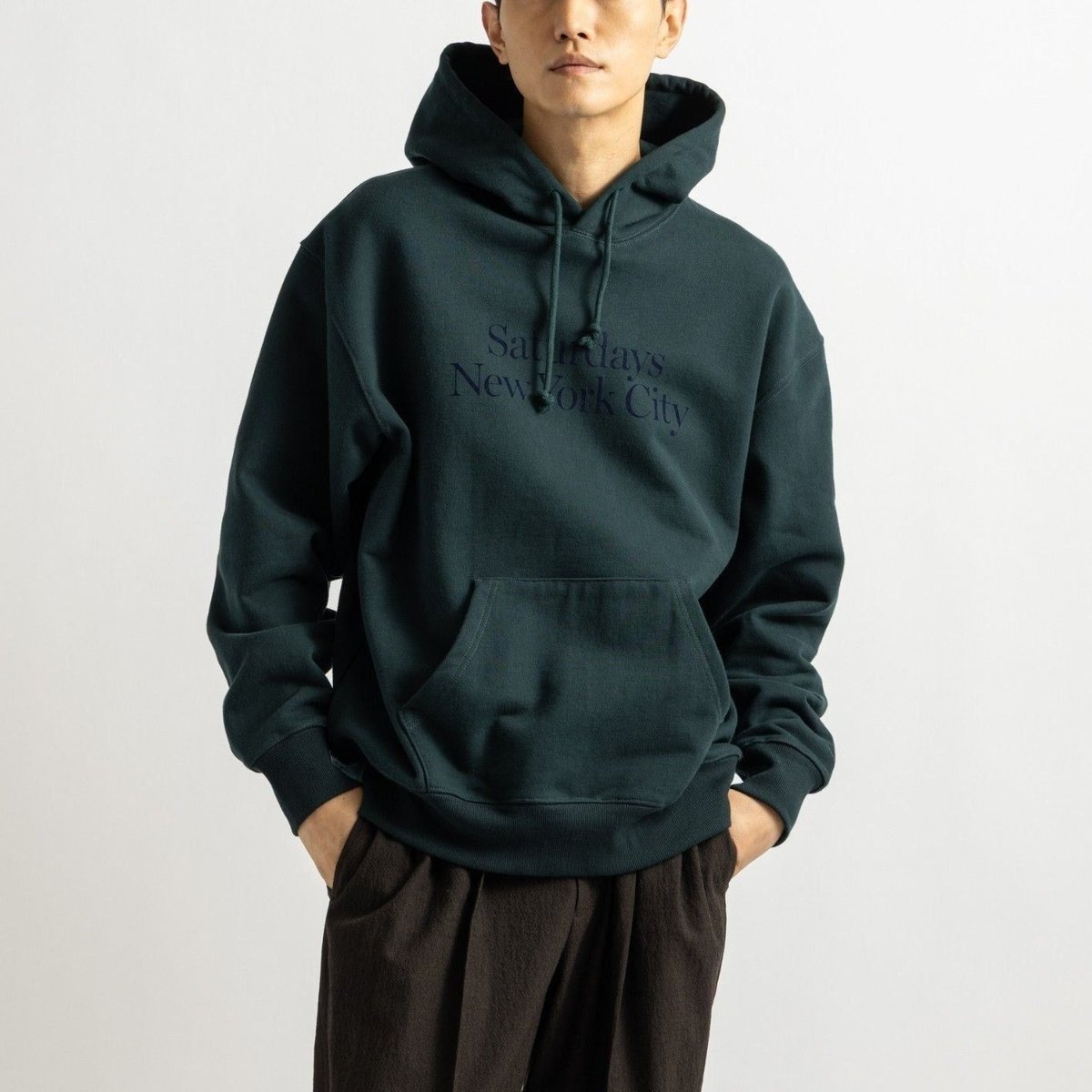 SATURDAYS NYC Ditch Miller Standard Hoodie Green