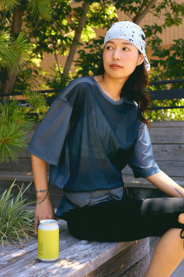 &moss — DRY MESH Tee
