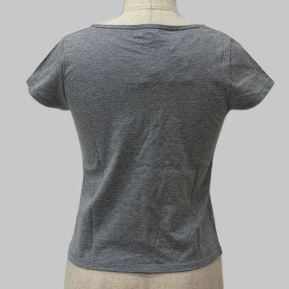 COOME FRENCH SLEEVE SS TEE GREY
