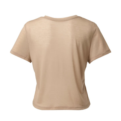TW Sheer T-shirt BEIGE