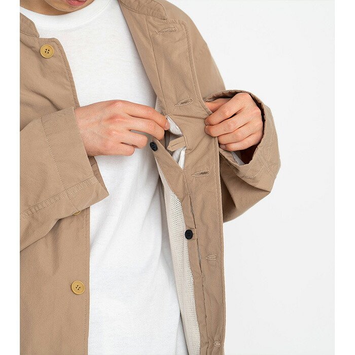 SUAS339 Band Collar Jacket バンド カラー ジャケット_NANAMICA CA