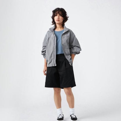 Brushed Weather Mountain Wind Jacket N26SA018_TNF PPL nanamica LGRAY