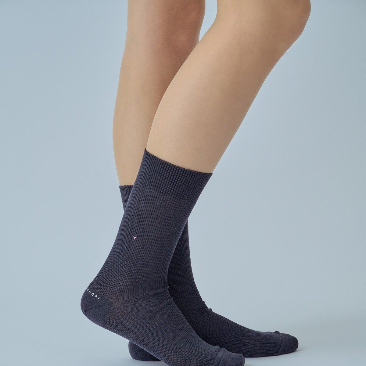 YUQRI Satin wooly charcoal