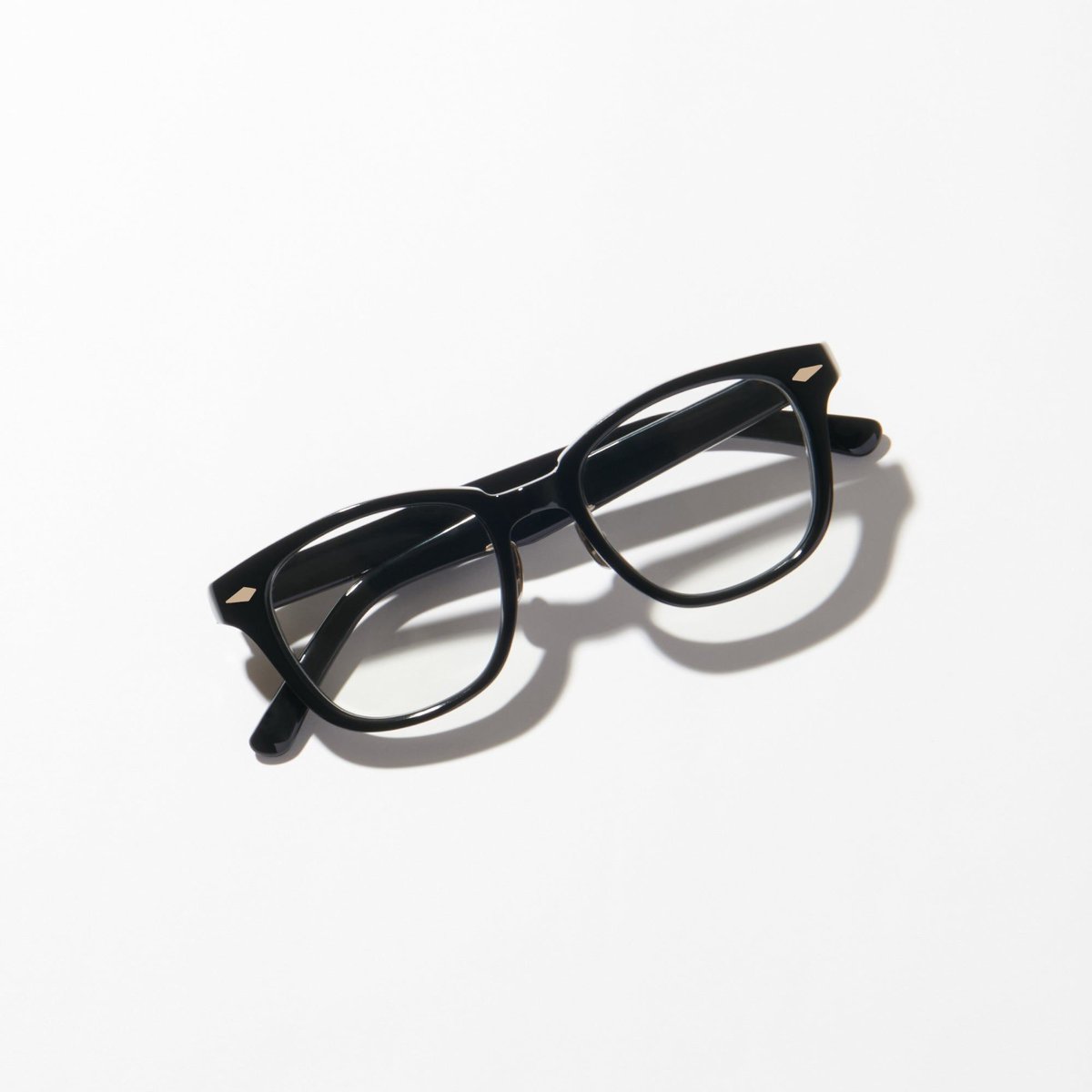 NOCHINO OPTICAL SANSUI FR #1 GLOSS BLACK x CLEAR TO GREY