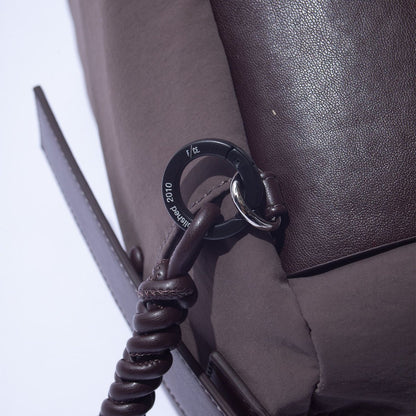 F/CE. TECH LEATHER SHOULDER DUFFLE BAG Brown