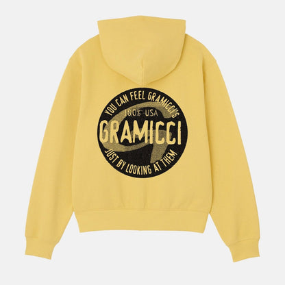 Gramicci ICON ZIP HOODED SWEATSHIRT YELLOW