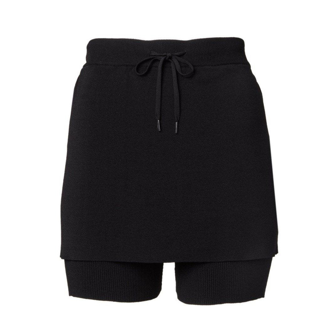 TW Knit skirt＆Short Leggings BLACK