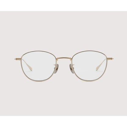 NOCHINO OPTICAL KOUGETSU #3 CHAMPAGNE GOLD x CLEAR TO D.GREY