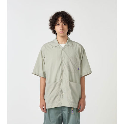 Nylon Taffeta Field S/S Shirt N25SG055_TNF PPL nanamica LGRAY
