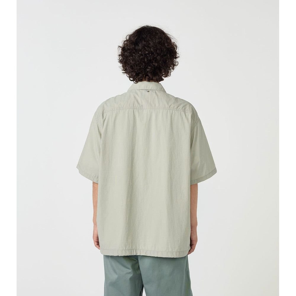 Nylon Taffeta Field S/S Shirt N25SG055_TNF PPL nanamica LGRAY