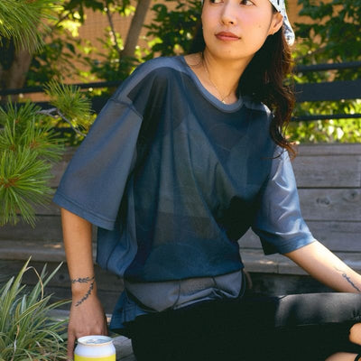 AND MOSS DRY MESH T-SHIRTS(lady)(HLEX) MU001-570HL