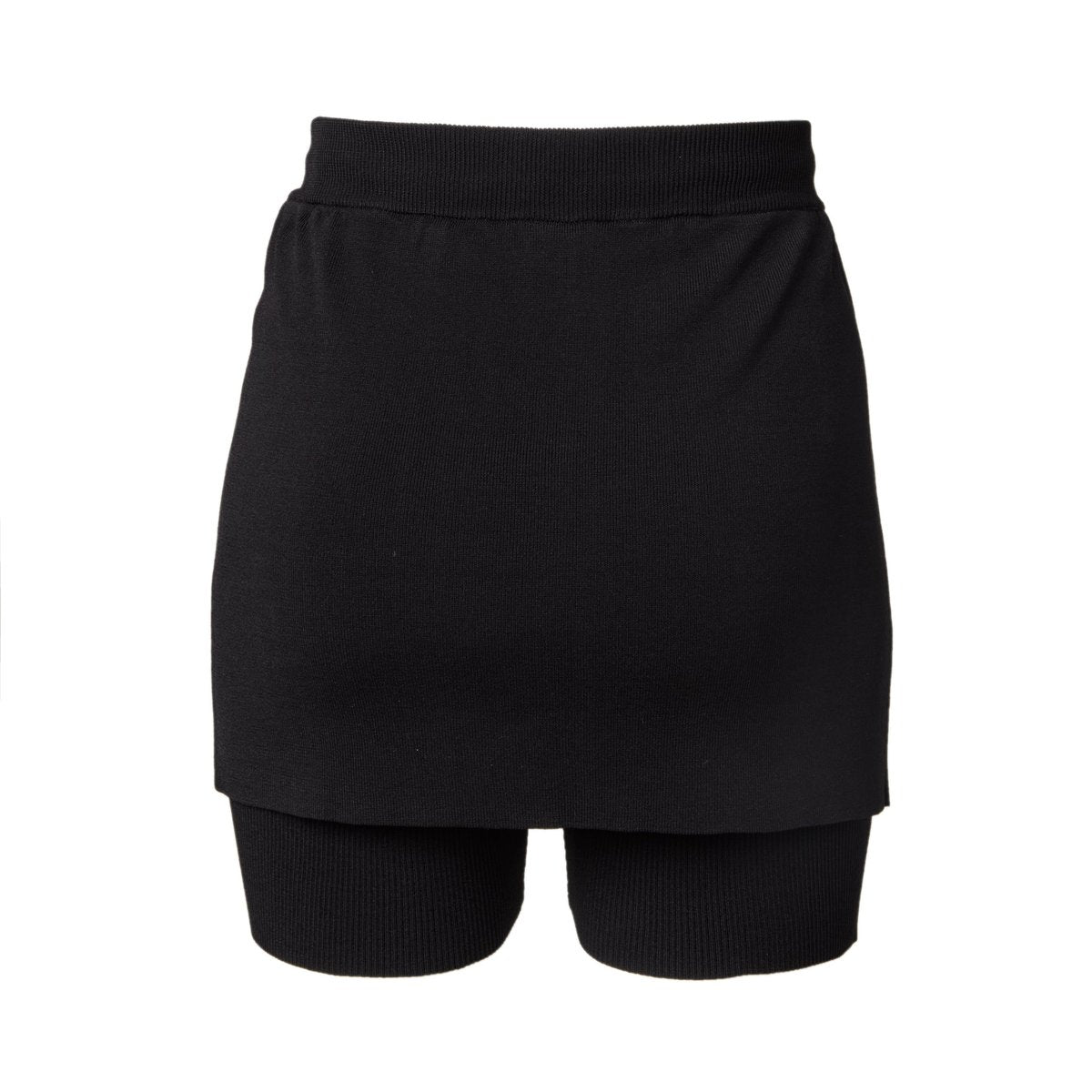 TW Knit skirt＆Short Leggings BLACK