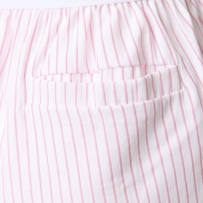 TW Signature Logo Stripe Short PINK