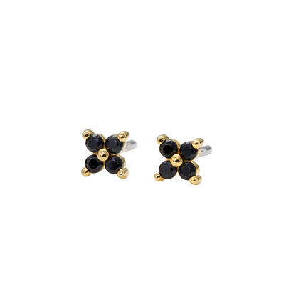 BAQLESS Amity Bloom Onyx Gold 261AM-BLM-ON-YG