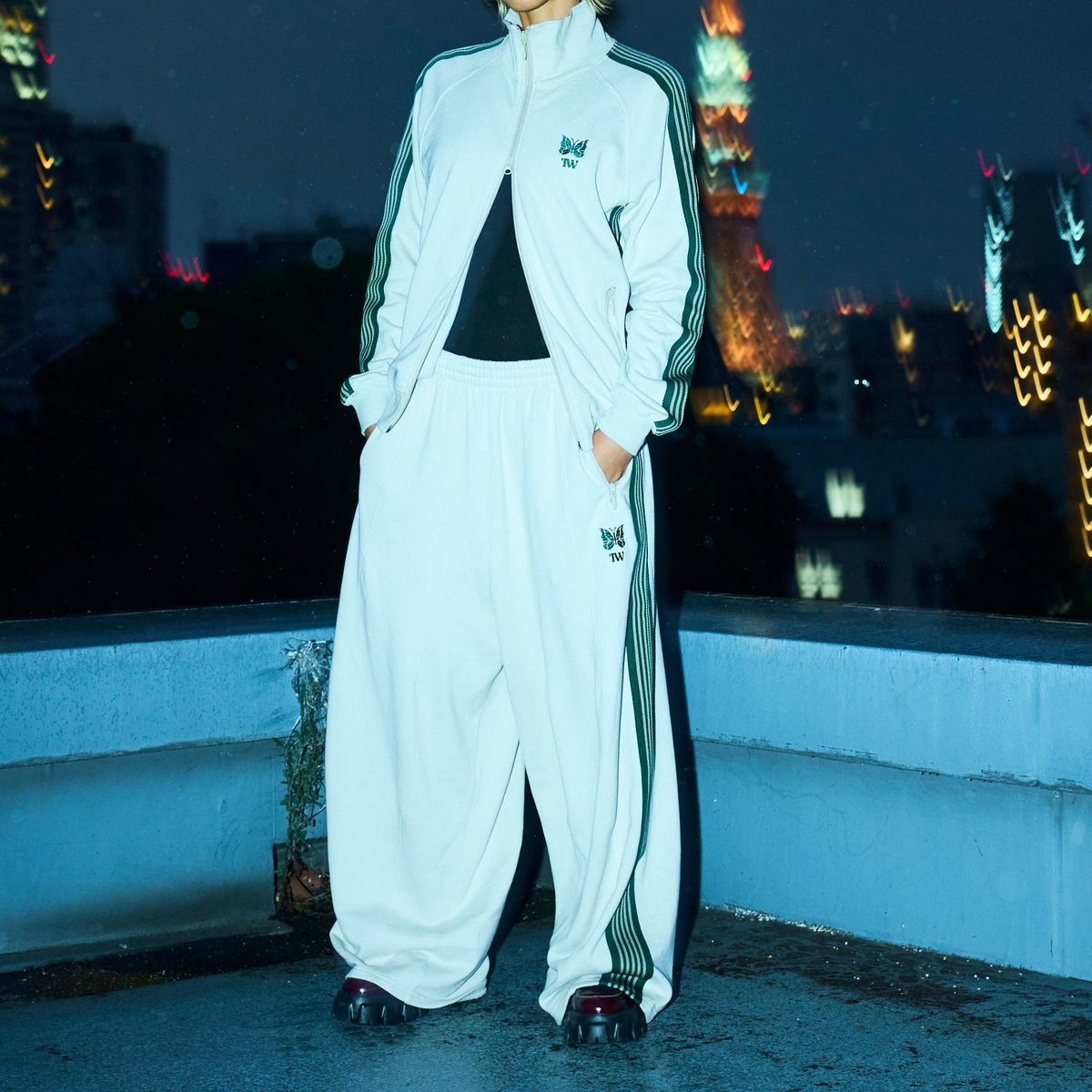 TW H.D. TRACK PANT- French Terry（Sweat） GREIGE
