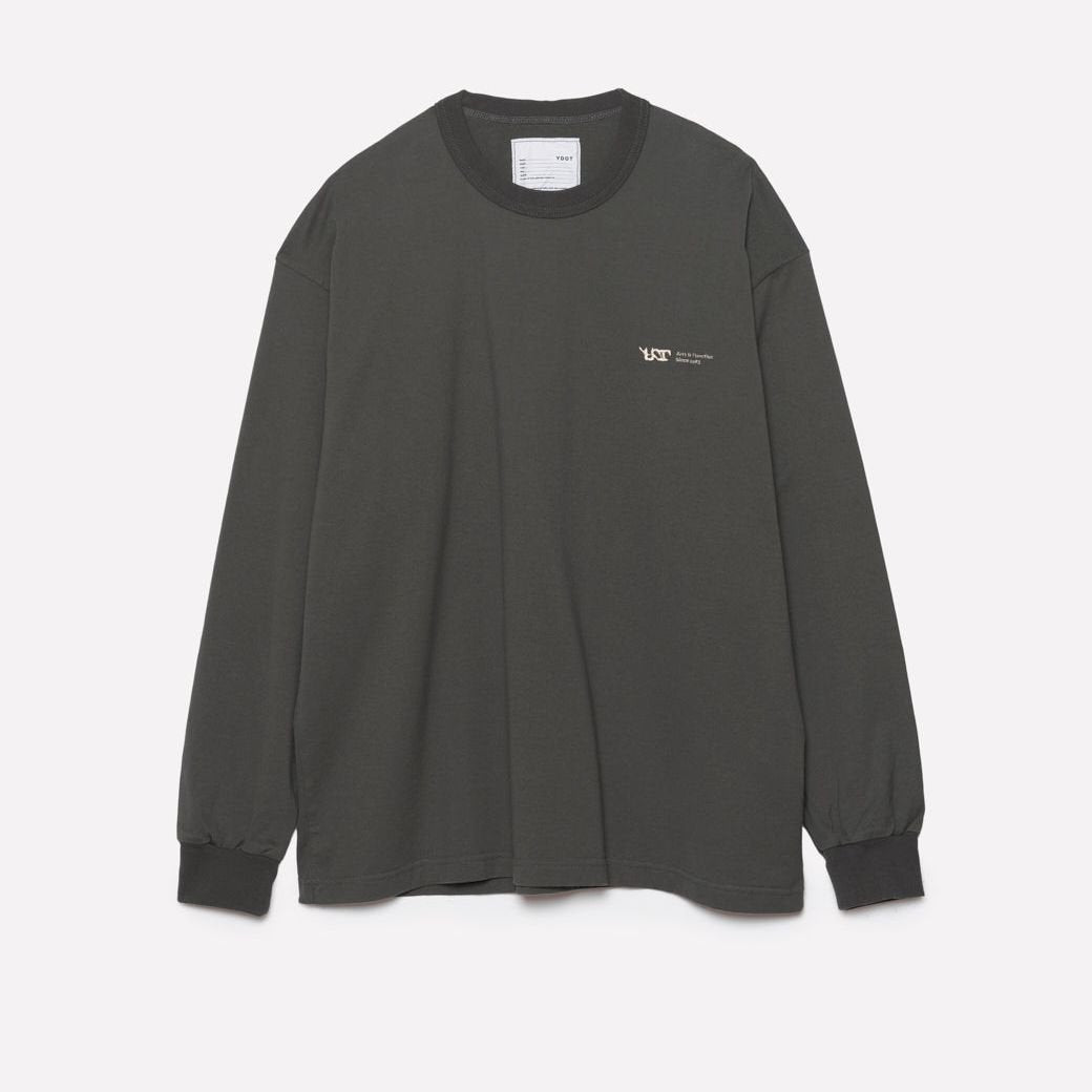YDOT ASYM TSHIRT Charcoal
