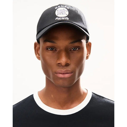 KENZO EMBLEM EMBROIDERY CAP Black