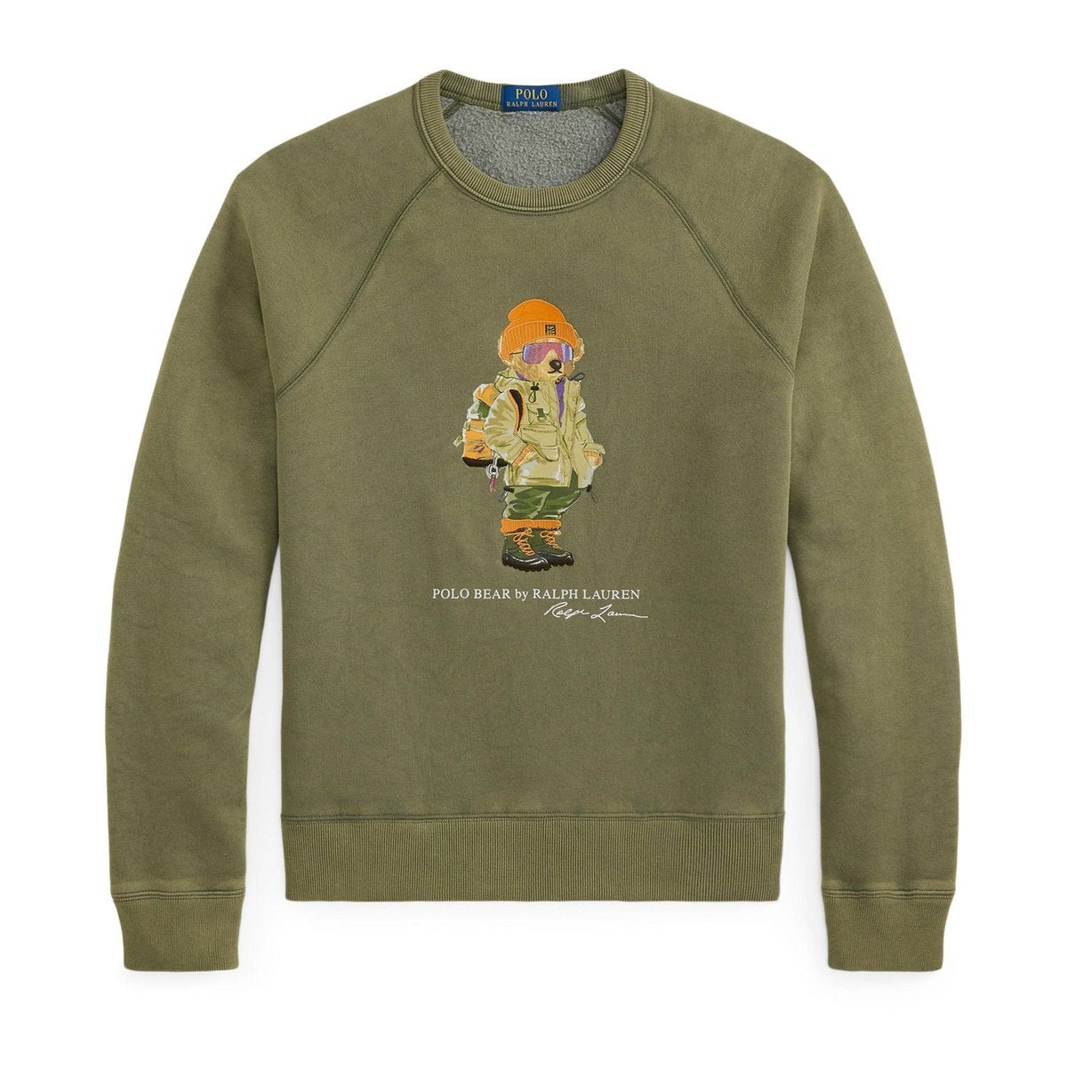 RALPH LAUREN POLO BEAR CREW NECK SW CRUISE OLIVE