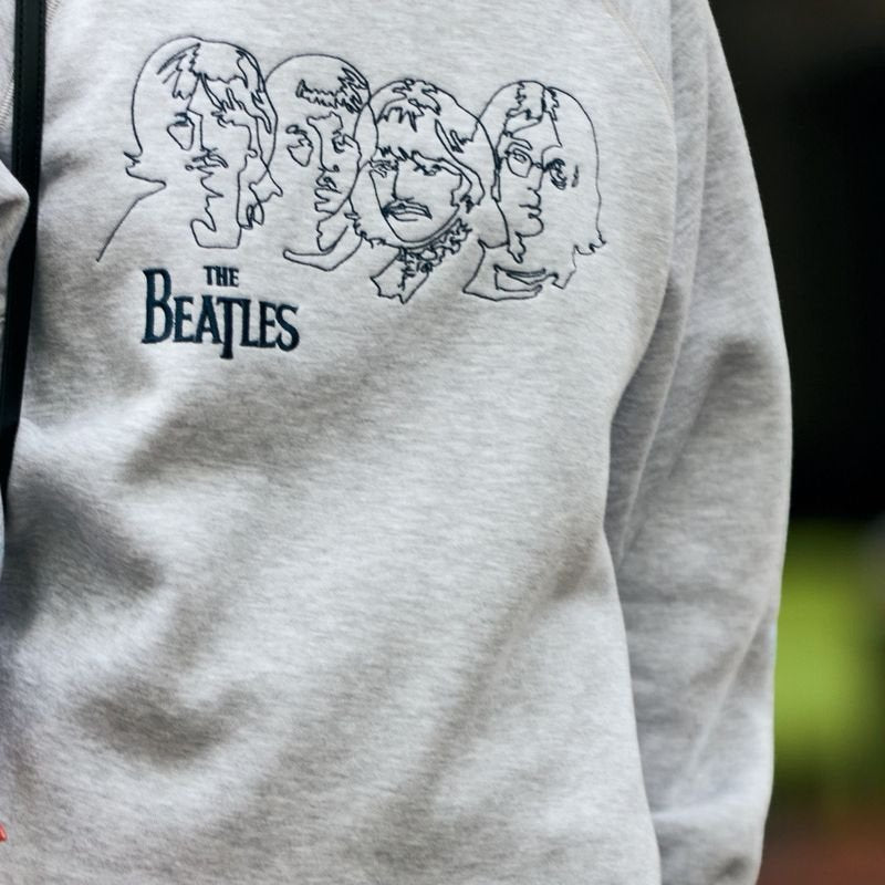 good rock speed × HULLE BEATLES CUT OFF SWEAT(HLEX) ASH