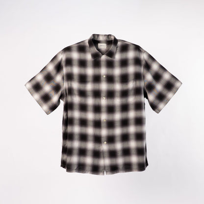 town craft 60 loop collar ss shirt black