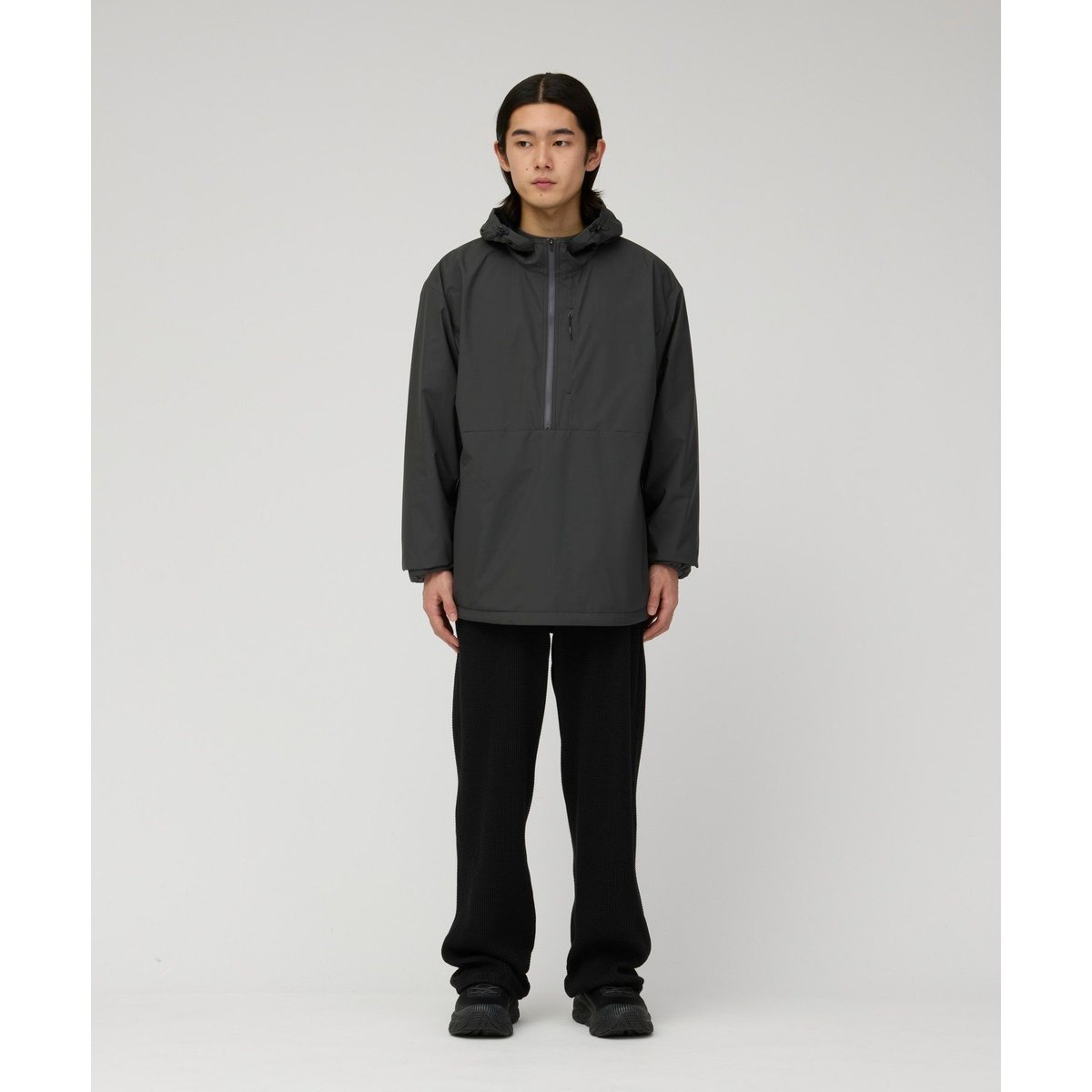SNOWPEAK Heavyweight Waffle Pants BLACK