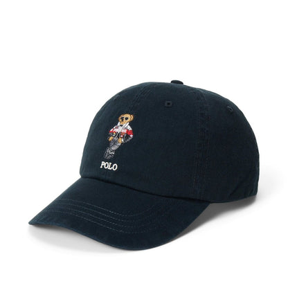 RALPH LAUREN WOVEN-CAP POLO BLACK