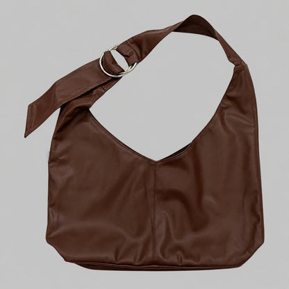COOME FAUX LEATHER BAG BROWN