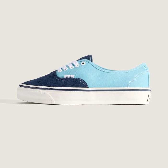 Vans PREMIUM オーセンティック SUEDE/CANVAS Dress Blue/Aquatic Blue