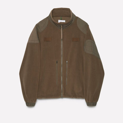 YDOT TECH FLEECE PATCHED JACKET Moss Brown