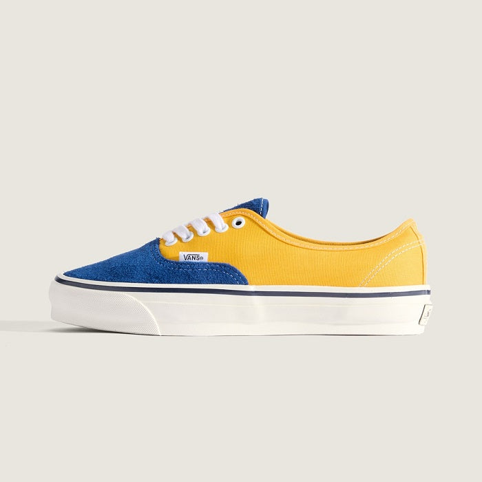 Vans PREMIUM オーセンティック image number 2 PREMIUM SUEDE/CANVAS True Blue/Sunny Yellow