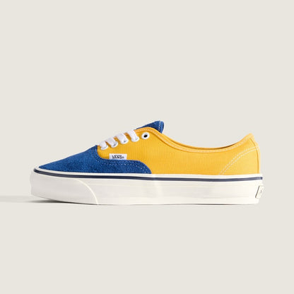 Vans PREMIUM オーセンティック image number 2 PREMIUM SUEDE/CANVAS True Blue/Sunny Yellow
