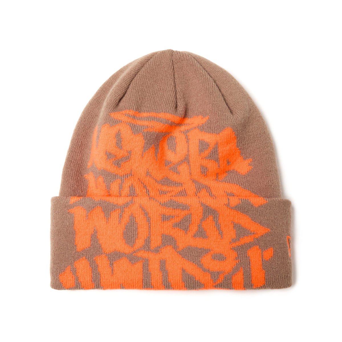 NEW ERA BASIC CUFF KNIT TAGGING LOGO BEI