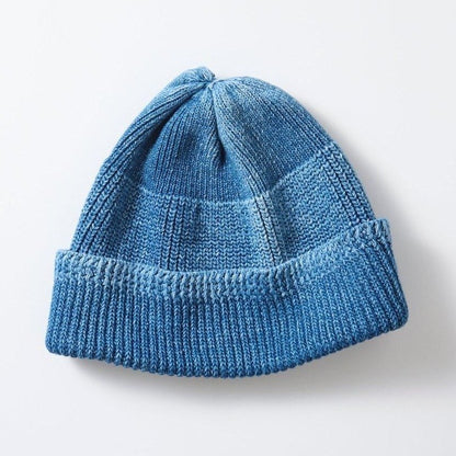 ROTOTO INDIGO MIL WATCH CAP LIGHT INDIGO