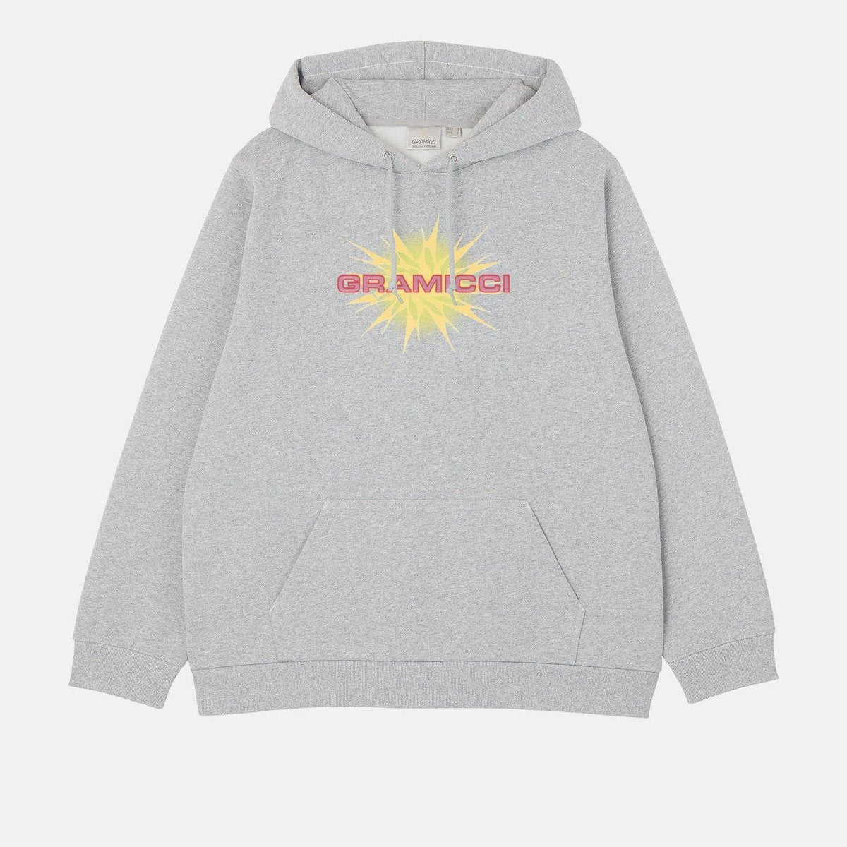 Gramicci STARBURST HOODED SWEATSHIRT GREY HEATHER