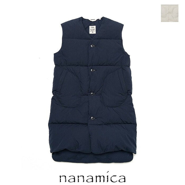NANAMICA ロングダウンベスト SUAF292