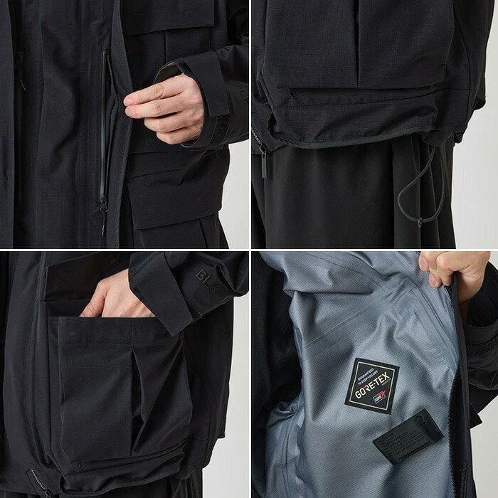 WHITE MOUNTAINEERING GORE-TEX LUGGAGE MOUNTAIN PARKA BLACK