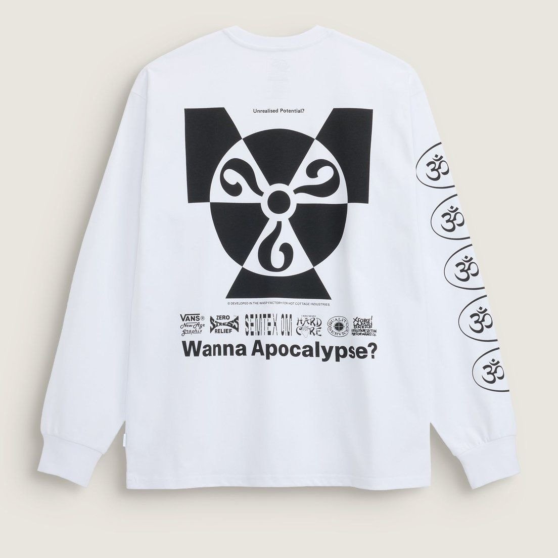 Vans ED DAVIS LS TEE Blanc de Blanc