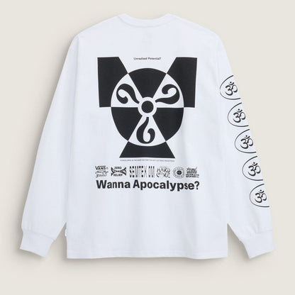 Vans ED DAVIS LS TEE Blanc de Blanc