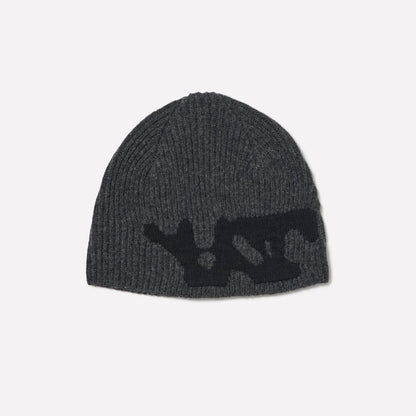 YDOT ASYM BEANIE / MERINO Charcoal