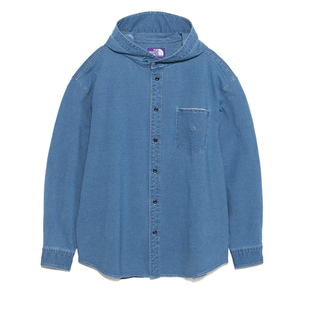 TNF PPL nanamica / Mountain Hooded Shirt N26SH010