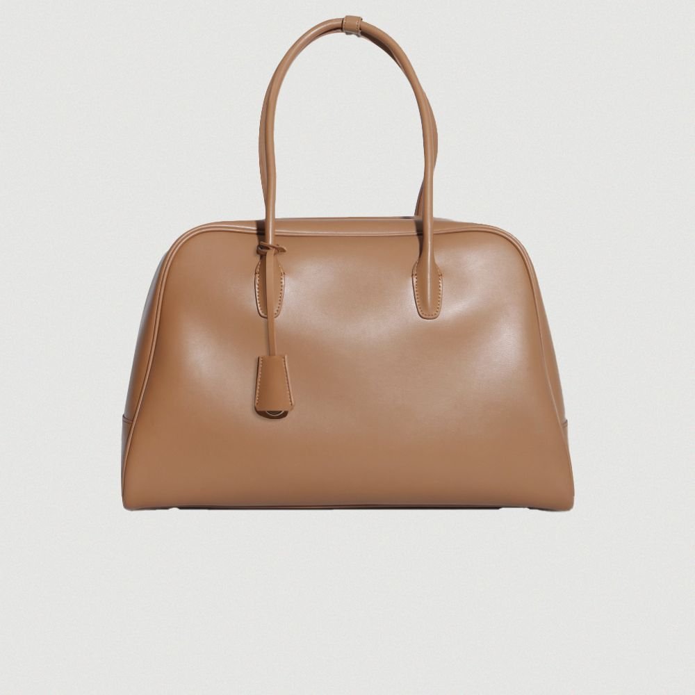 KOMOREBI MUSEUM LEATHER BAG IVORY