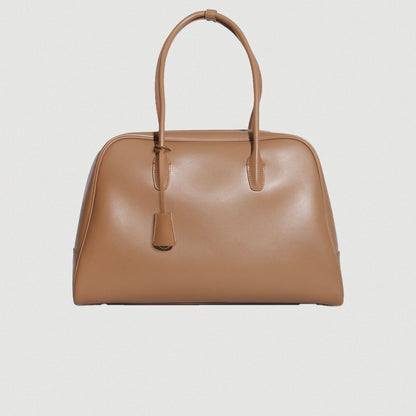 KOMOREBI MUSEUM LEATHER BAG IVORY