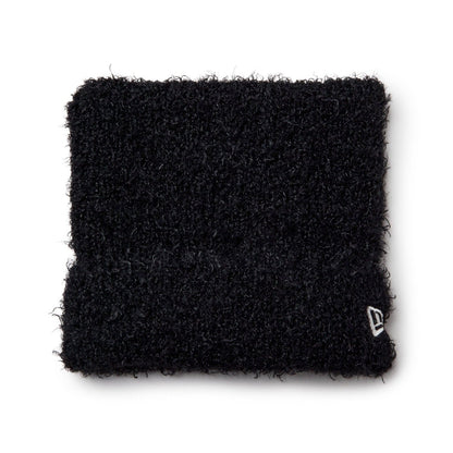 47 SQUARE SHAGGY KNIT BLK BLK