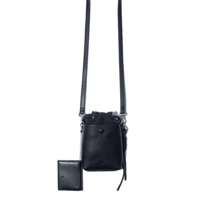 F/CE. TECH LEATHER MODULAR POACH Black